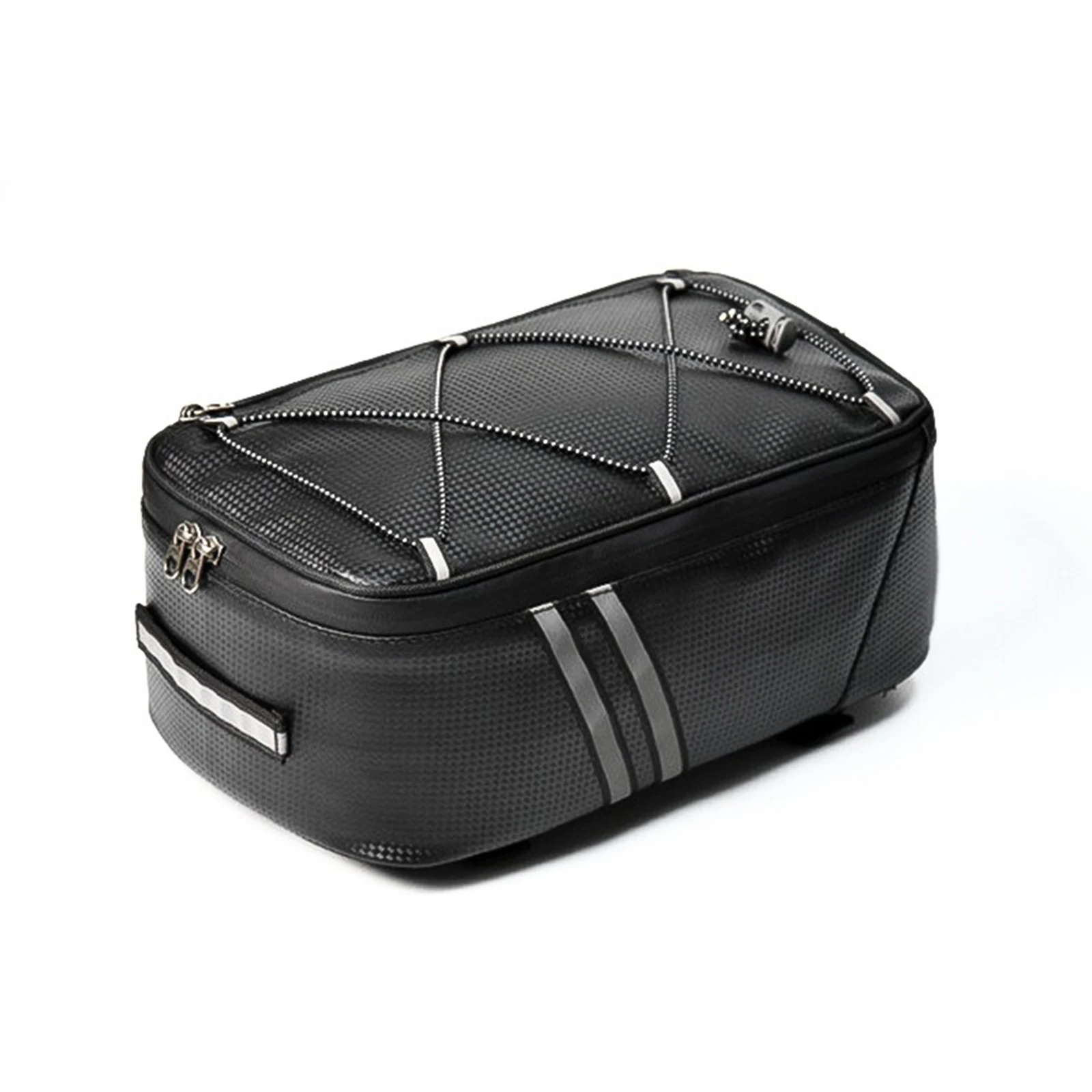 Expand Your Storage  8L Larger Capacity Trunk Bag for Bicycles  Reflective Straps for Night Safety  Water Resistant Material