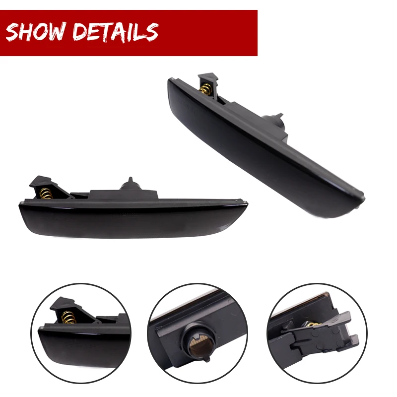 Car Front Corner Bumper Side Marker Turn Signal Light 4 Color Lens For Volkswagen VW Passat B5 B5.5 2001-2005