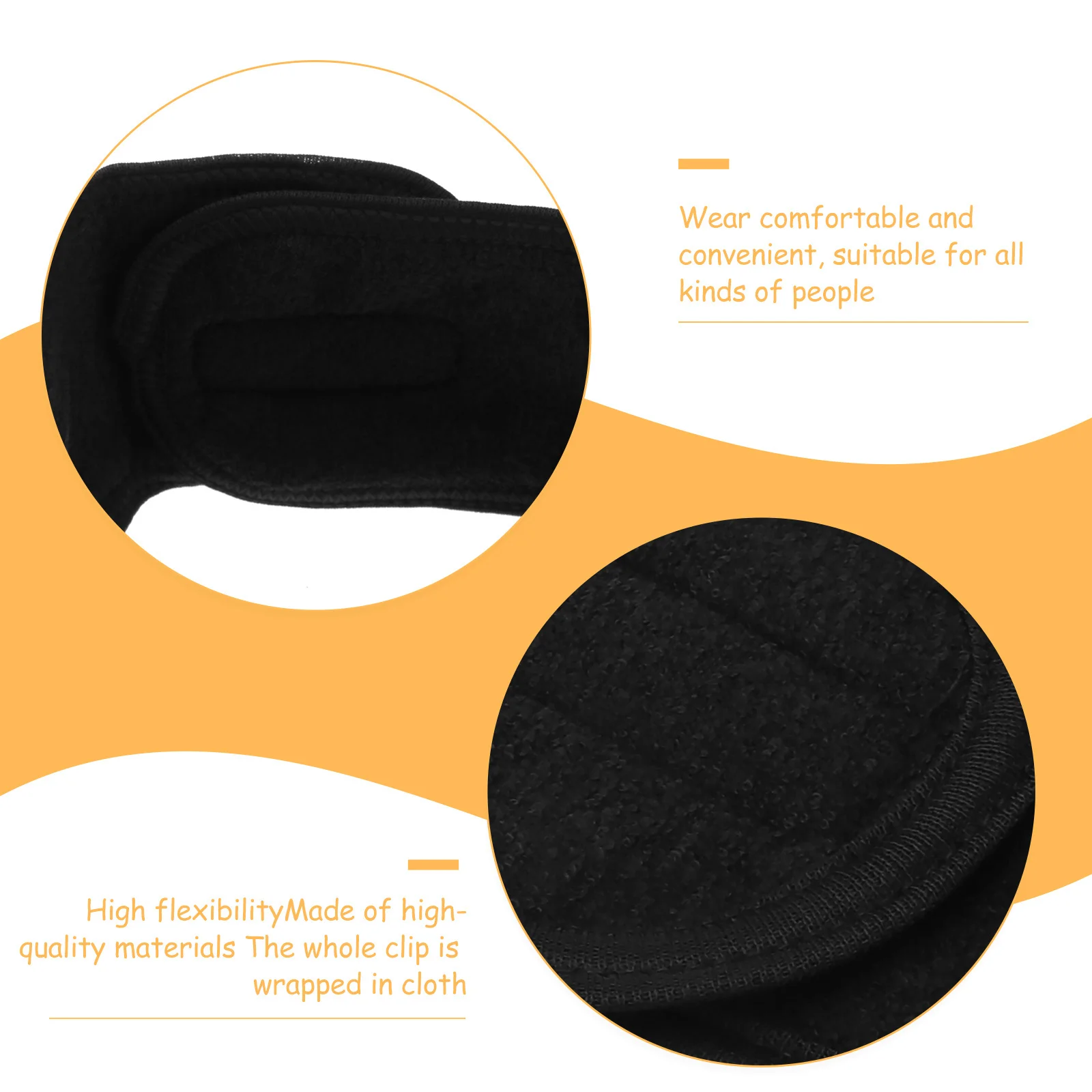 

3Pcs Spa Facial Headband Makeup Wrap Cloth Hairband Adjustable Tape Black White Pink for Shower Cleaning Treatment