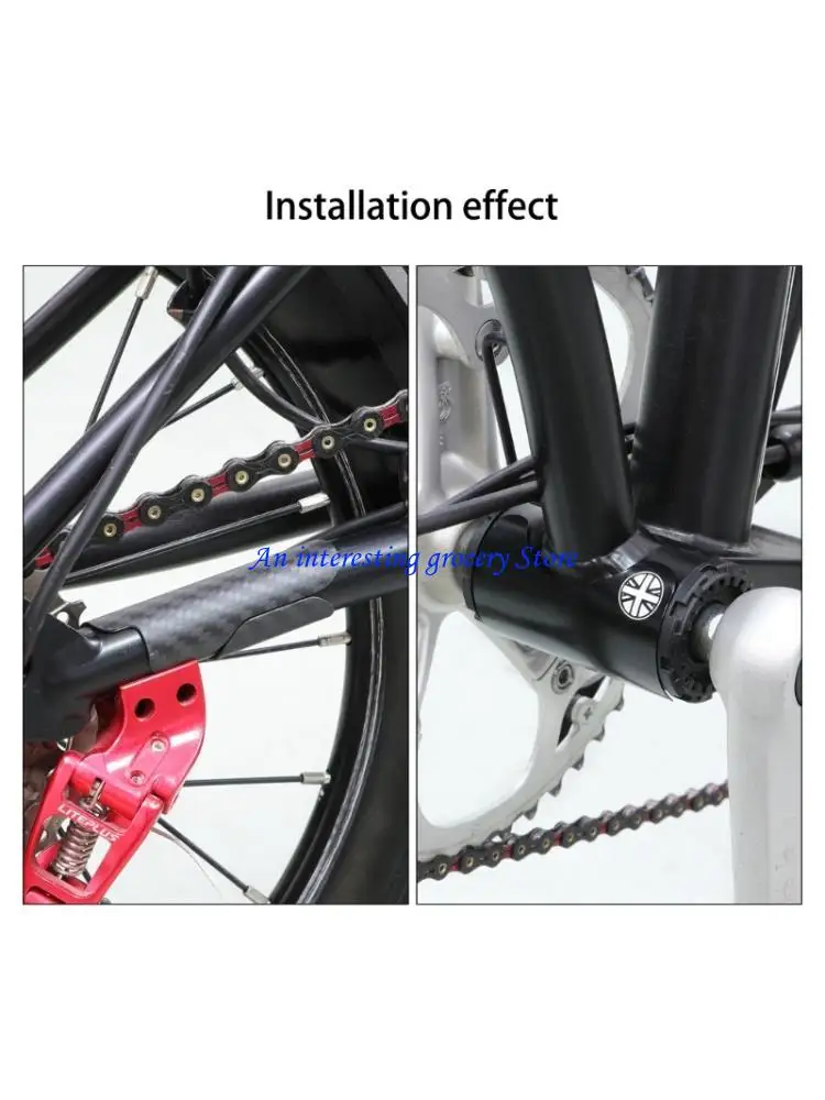 

652D Beginner Friendly Bike Protector Aluminum Alloys Carbon Fibers Protector