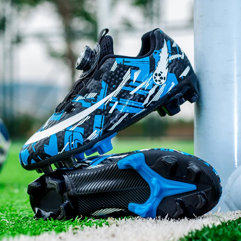 

Children Soccer Shoes Kids Sneakers Beginners Football Shoes Boys Girls Non-slip AG/TF Turf Soccer Cleats Futsal Training Shoes