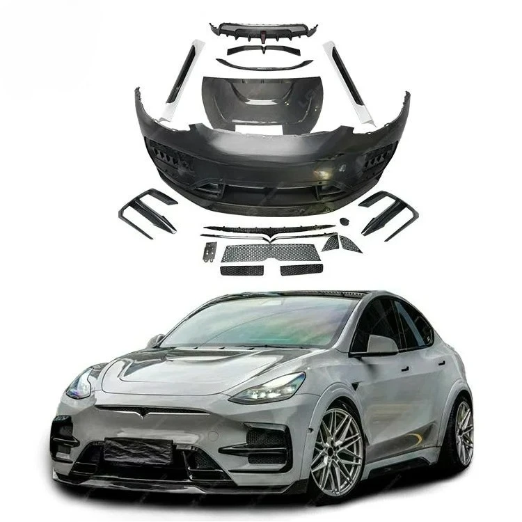

Top-Rated FORTesla Model Y (Facelift To Type D) Trendy Style Carbon Fiber+PP+ABS BODYKIT