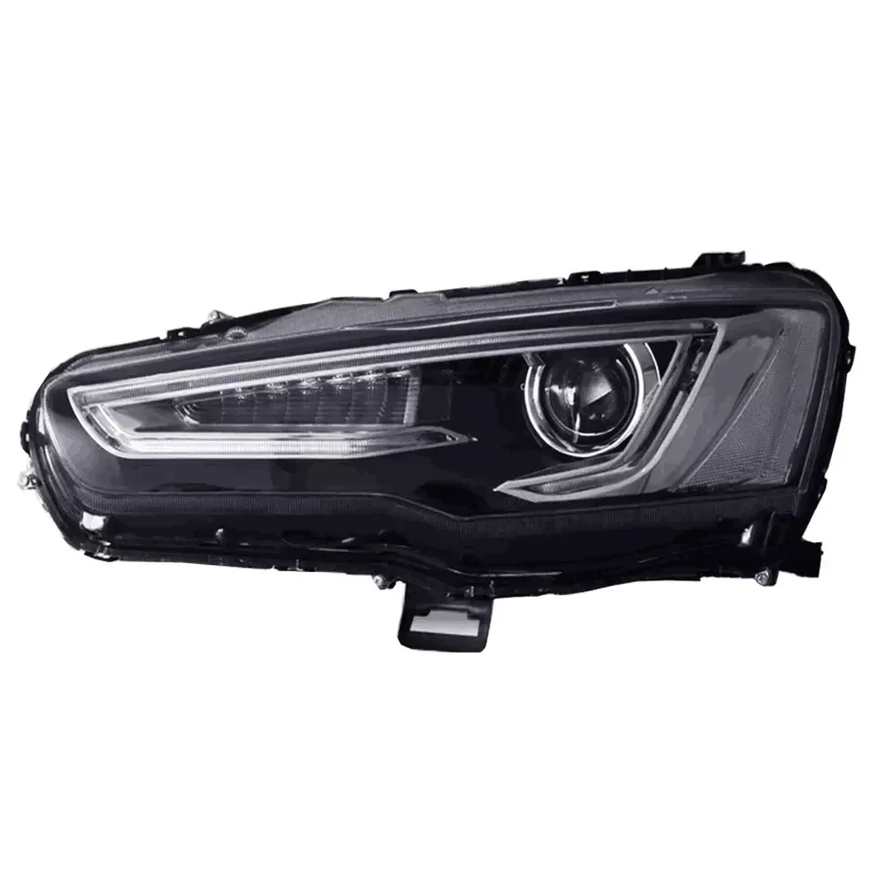 Pair of Car Headlight Assembly For Mitsubishi Lancer 2008-2017 Car Front Light Plug&Play Auto LED Head Lamp System