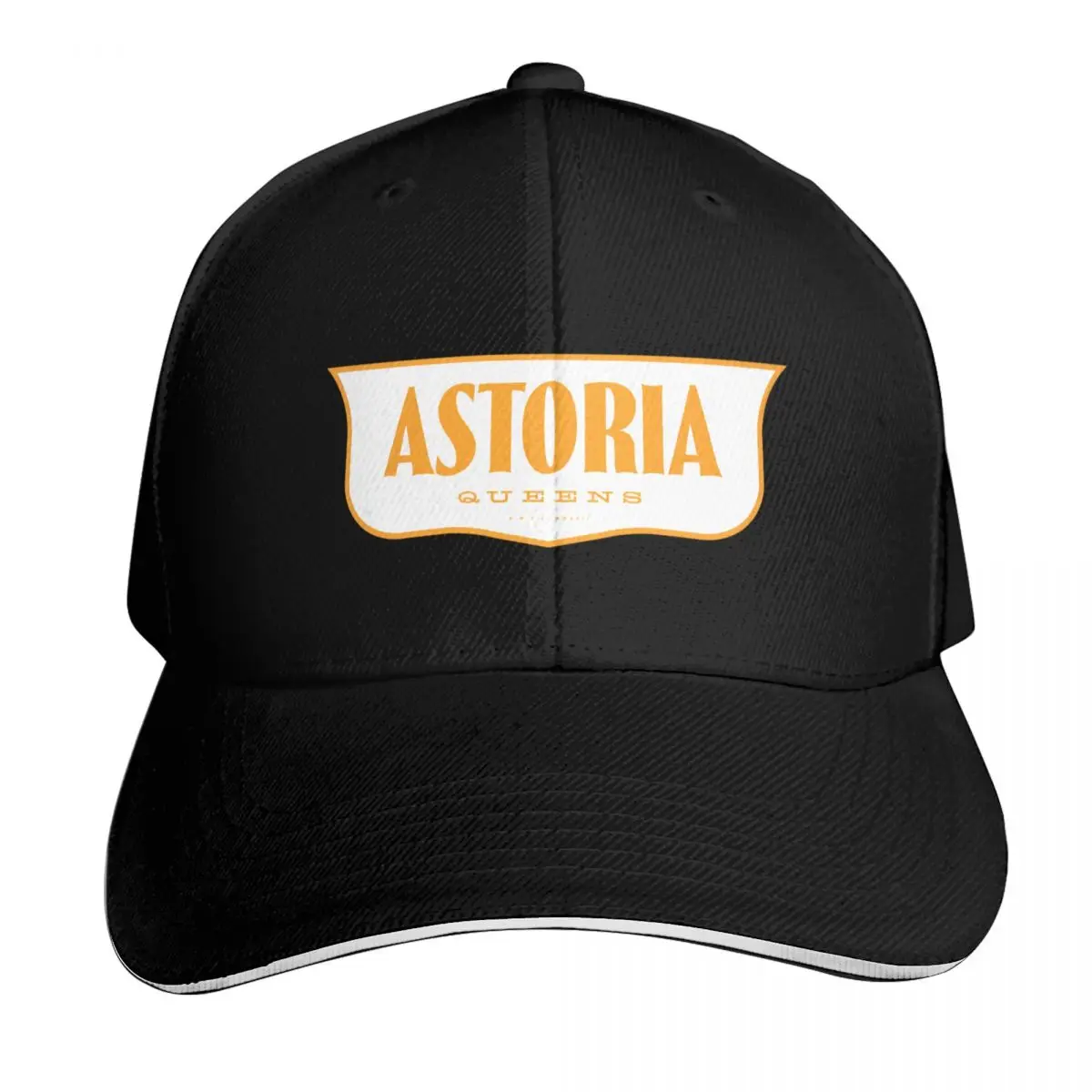 Vintage New York Shield - Astoria (Queens) Baseball Cap Lightweight Packable Gift for Him Her Casual Daily Wear