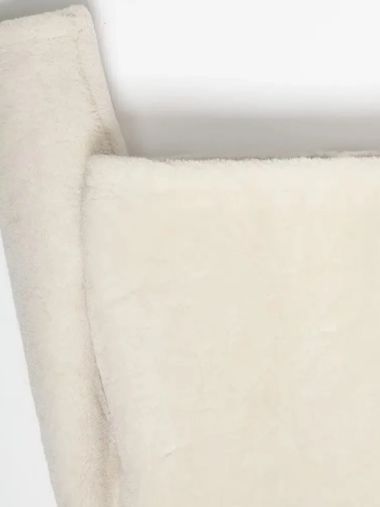 

HH женская зимняя двусторонняя куртка с длинными рукавами, модное повседневное свободное короткое пальто, женская уличная куртка с узлом и пряжкой, карманом и круглым вырезом