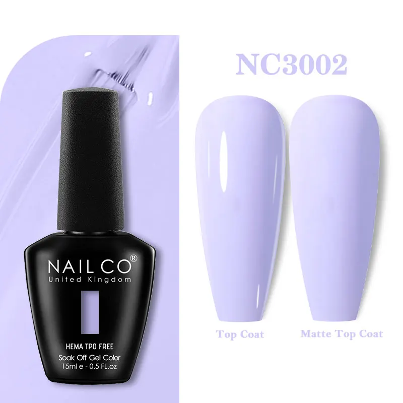 NAILCO 15 ml TPO-vrije nagelgellak Vernis semi-permanente nagels Art manicure ontwerp hybride remover gel toplaag Ongle gel UV
