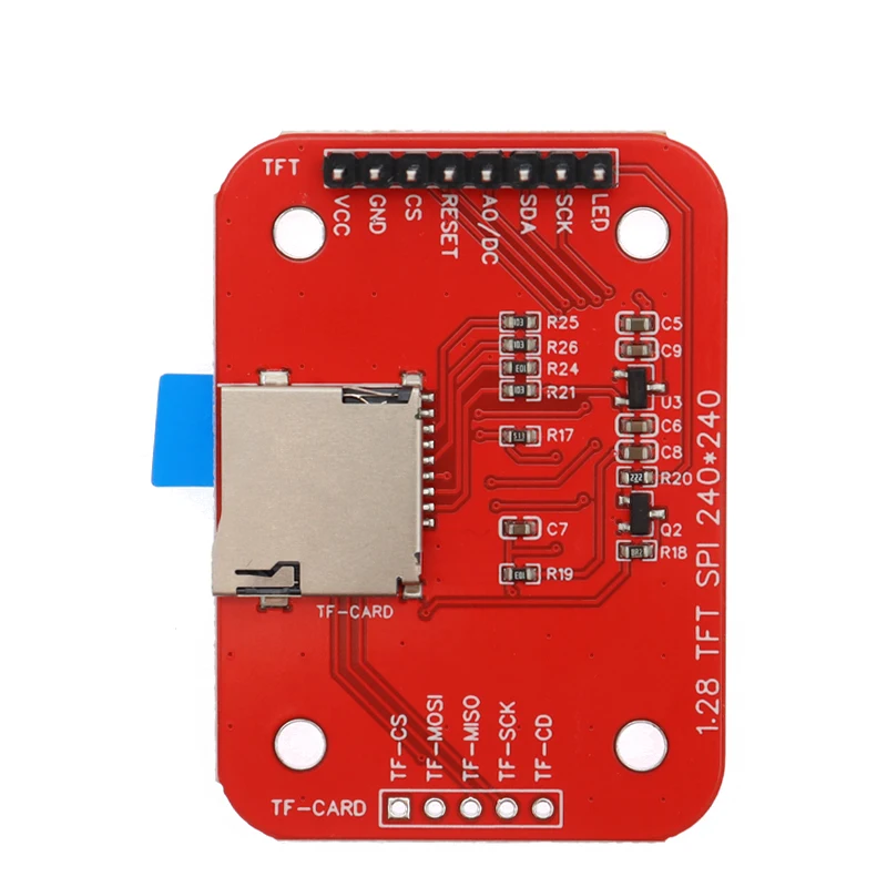 SAMIROB Display 1.28 Inch TFT LCD Display Module Round RGB 240*240 GC9A01 Driver 4 Wire SPI Interface 240x240 PCB For Arduino
