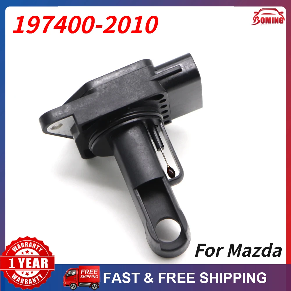 

Автомобильный датчик массового расхода воздуха и воздушного расхода 197400-2010 для Mazda 2 3 5 6 CX-7 MX-5 Miata Protege RX-8 2.0L 2.5L 1999-2015