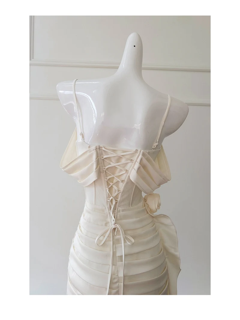 Estate 2025 Gonna ort sexy a vita media Dr Fibone Vita stretta a pieghe Dr Design sensuale Fibra di poliestere Dr