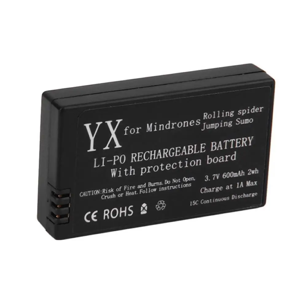 New 3.7V 600mAH LiPo Rechargeable Battery for Parrot Minidrones Hot 95AE