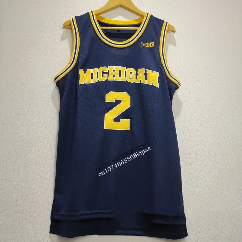 Basketball Jerseys Men Women Oversize 2 Poole Michigan Embroidery Sewing Breathable Athletic Sports Street Hip Hop Sportswear