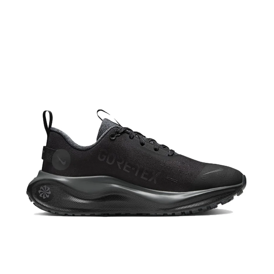 Nike Black React Infinity Run Flyknit 4 GTX Men's and Women's Low Top Casual Running Shoes Comfortable and Wearable Sneakers