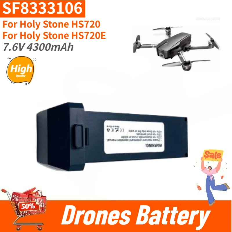 

SF8333106 High Quality Drones Battery 7.6V 4300mAh for Holy Stone HS720 HS720E Brand New Replacement Battery