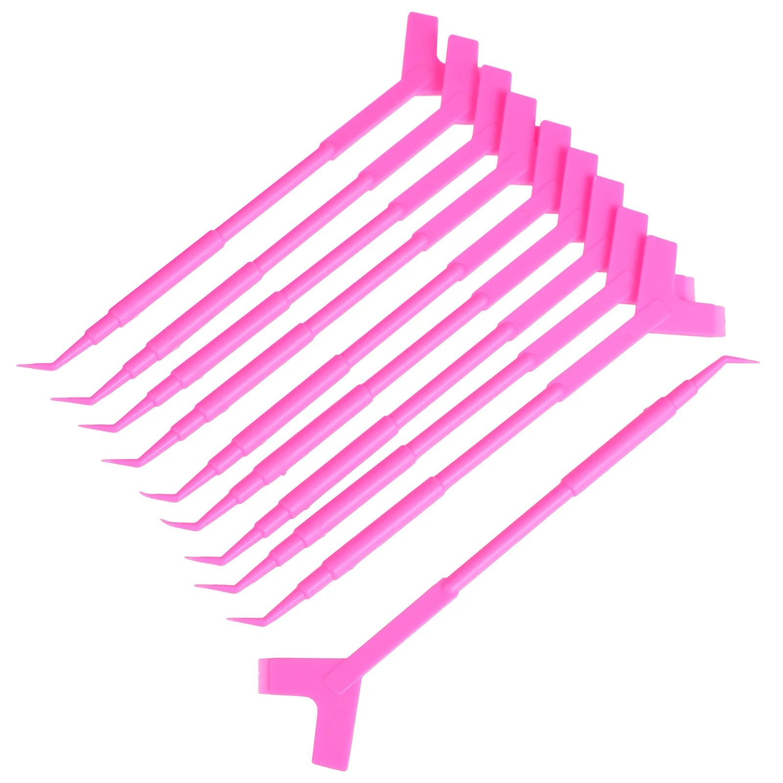 

10Pcs 3-in-1 Lash Lift Comb Eyelash Tool Durable Reusable Comfortable Grip Gift Lash Lift Tool Eyelash