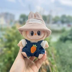 17cm Mini Plüsch Puppen Kleidung Outfit Zubehör für Korea Kpop Exo Labubu Ii Idol Puppen sitzen Party Overalls Kleidung Geschenk