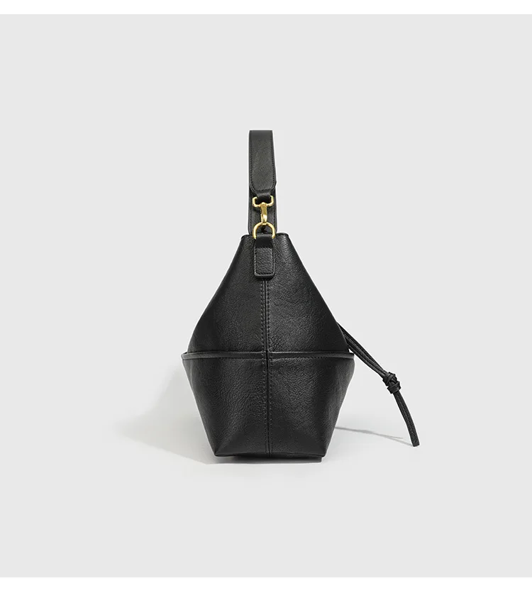 جيني آند ديف 2026 ربيع الموضة النسائية حقيبة يد بسيطة كتف واحد التنقل الإبط حقيبة سعة كبيرة حقيبة نسائية #5