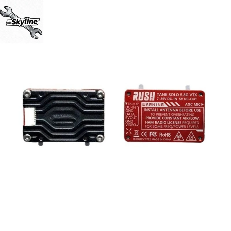 

Радиоуправляемый дрон MAX SOLO/TANK SOLO RUSH 2.5W 5.8GHz 48CH 1.6W с регулируемым встроенным микрофоном, корпусом с ЧПУ-охлаждением, большой дальностью действия