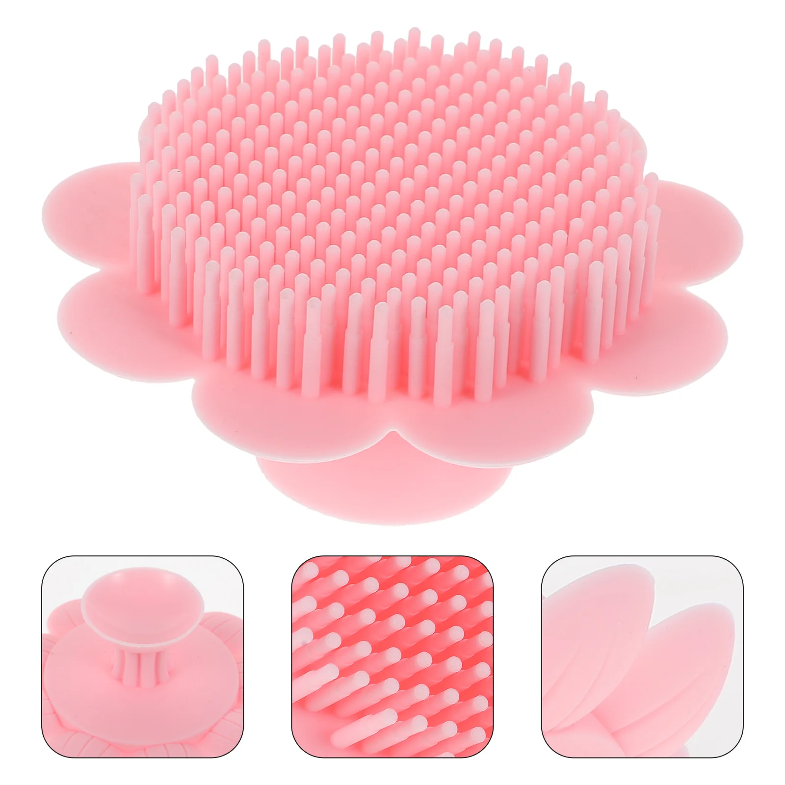 Body Brush Silicone Shampoo Child Scalp Cleaning Infant Shower Silica Gel Bathing Accessory