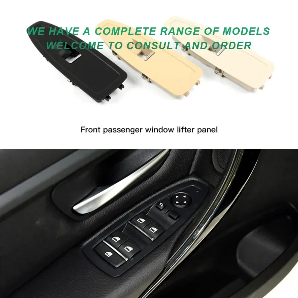 LHD RHD Car Interior Door Window Regulator Button Cover Trim For BMW 1 3 4 Series F20 F30 F31 F34 F35 F36 318i 320i 330i 335i