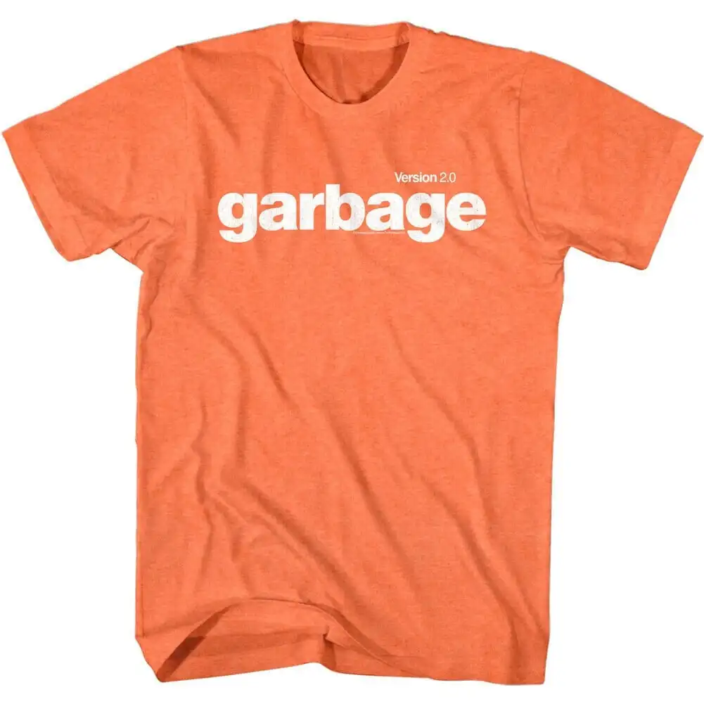 GARBAGE Band Heather Cantaloupe T Shirt Version 2 0 Album