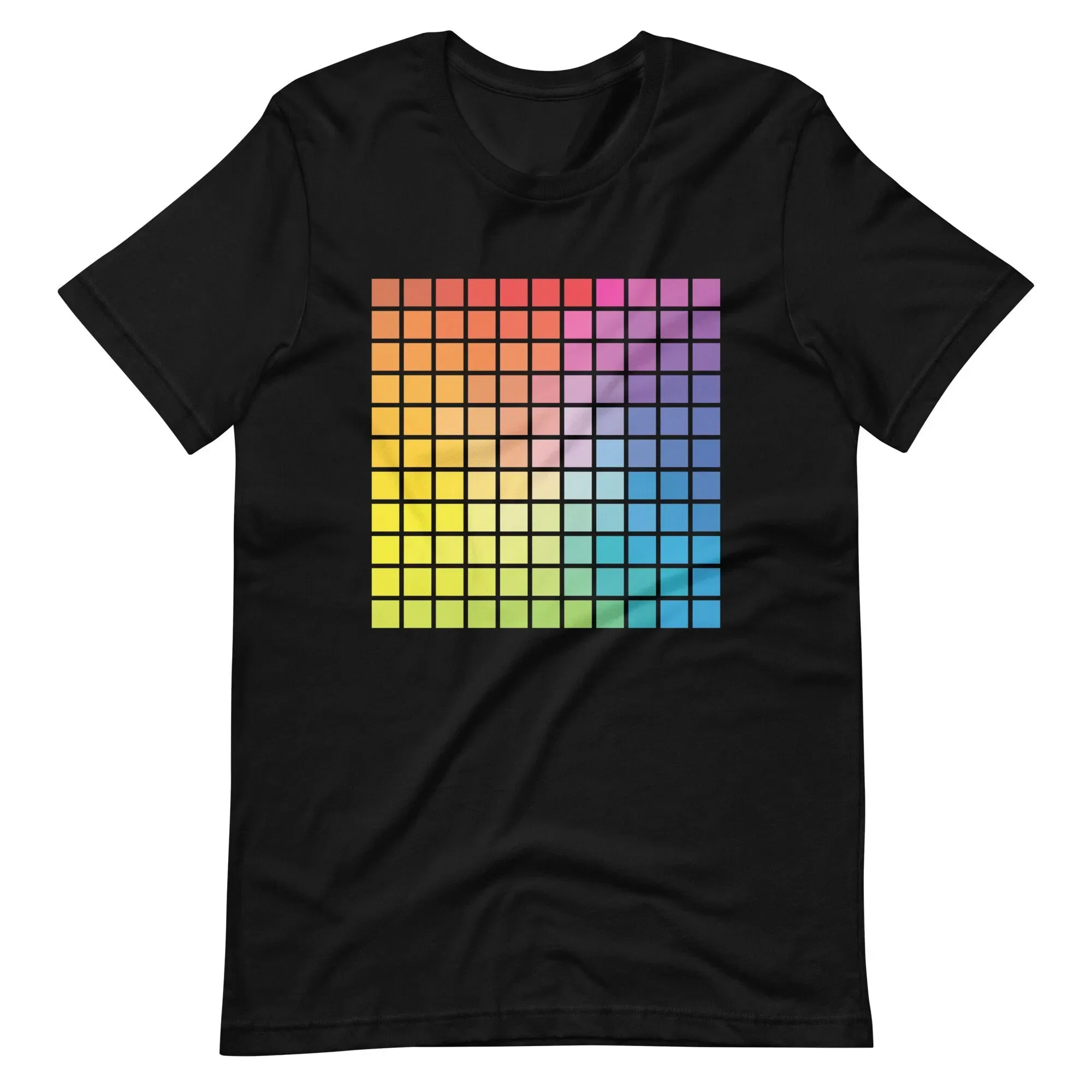 Hues and Cues Board Game Rainbow Unisex Soft Bella Canvas T-shirt