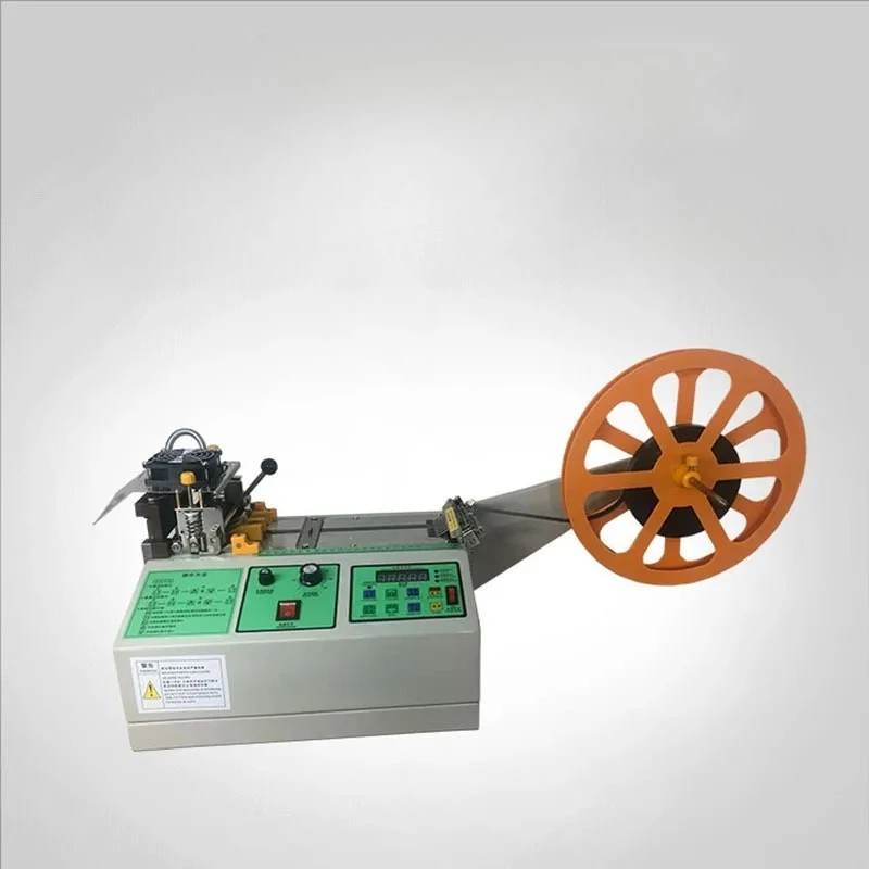 Automatic hot and cold belt cutting machine, elastic belt braided belt trademark cold cutting machine