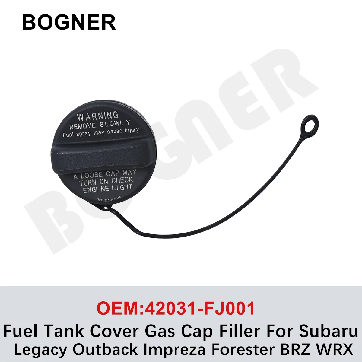 42031-FJ001 Brand New Fuel Tank Cover Gas Cap Filler For Subaru Legacy Outback Impreza Forester BRZ WRX
