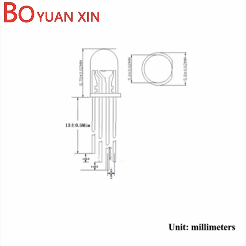 5v Ws2812 5mm Led Rgb Dip Diode Dream Color Addressable Full Color Clear Diffuse Neon Pixel Light Ws2812b Diy Drone Light