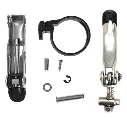 Para bicicleta eléctrica plegable, pieza de reparación de vástago de bicicleta, abrazadera de fijación de hebilla plegable de liberación rápida