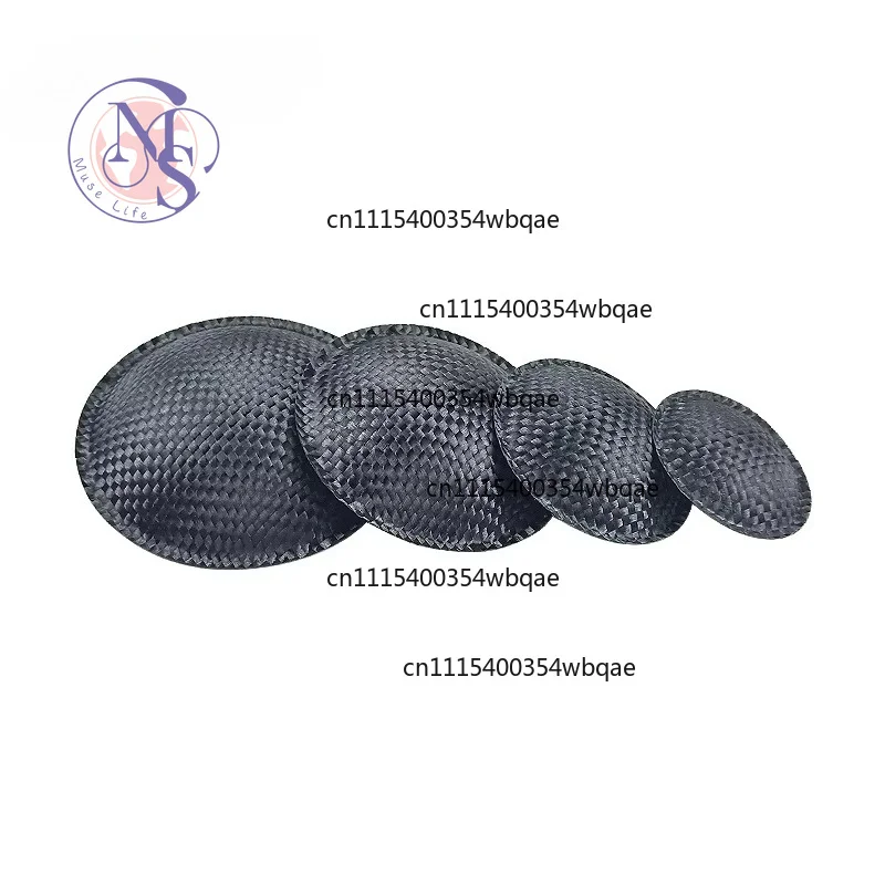 ZOCI-35mm 43mm 55mm 65mm Black Glass Fiber Dust Cap Speaker Protective Dust-proof Cap Accessories 2PCS