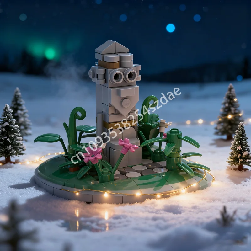 79 قطعة MOC تيكي تمثال القراصنة نموذج اللبنات البناء تجميع DIY فكرة التعليم الطوب هدايا عيد الميلاد لعب الاطفال #1