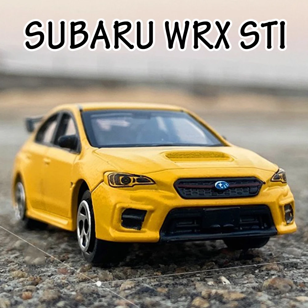

1:64 SUBARU WRX STI 2020 Diecast Alloy Car Model Miniature Toys Shock Absorption Wheels Slide Forward Vehice Kid Educational Toy
