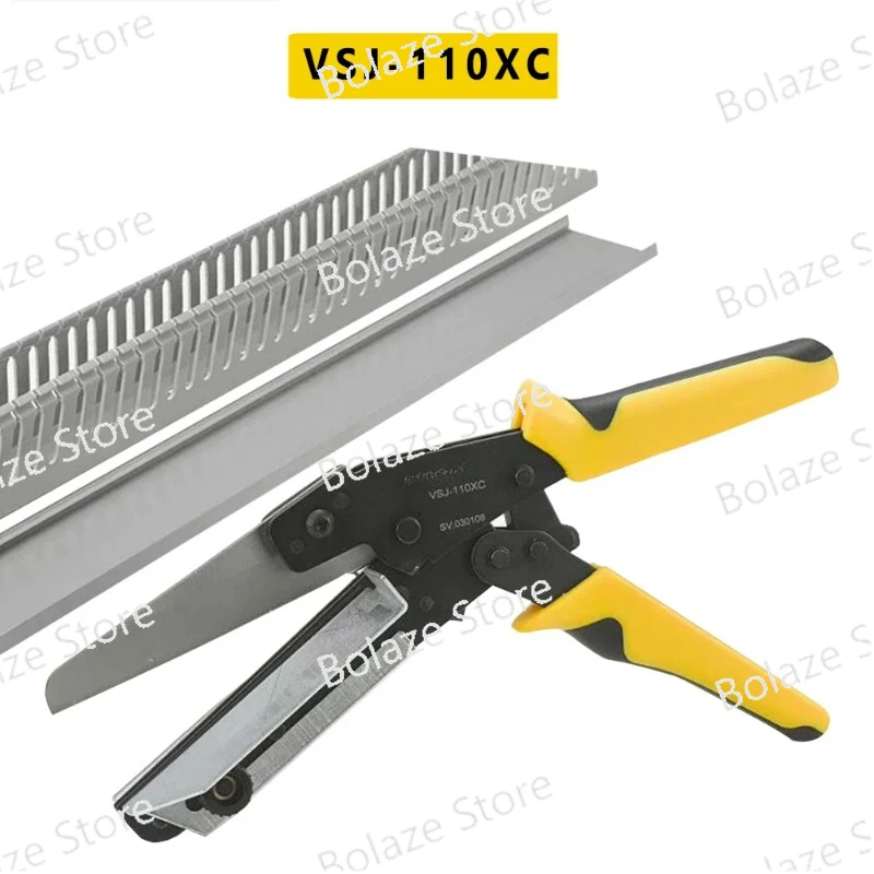 

PVC Wire Slot Cutting Tool 45°/90°Multi Angle Manual Plastic Trunking Cutter PE PPR Plastic Pipe Cutting Trim Scissor VSJ-110XC