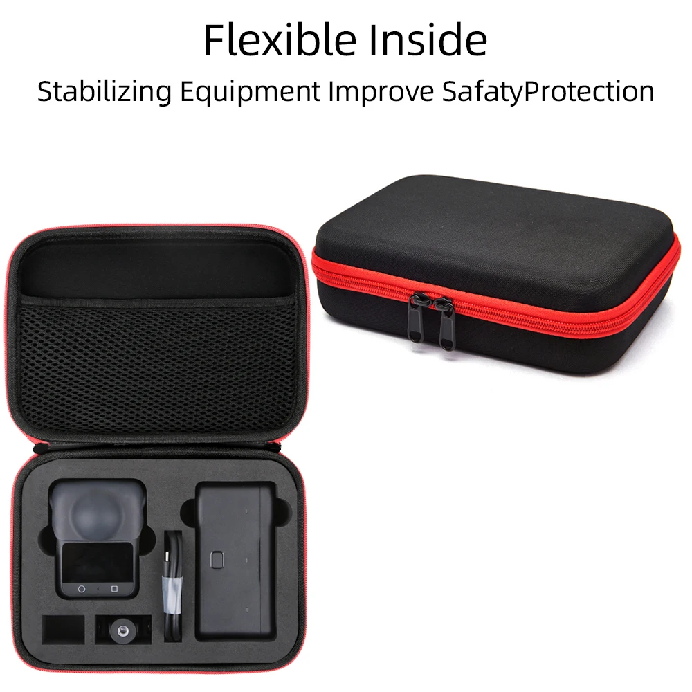 حقيبة حمل لـ OSMO 360 Adventure Combo حقيبة تخزين مقاومة للصدمات صندوق سفر حقيبة يد محمولة لملحقات كاميرا DJI OSMO 360
