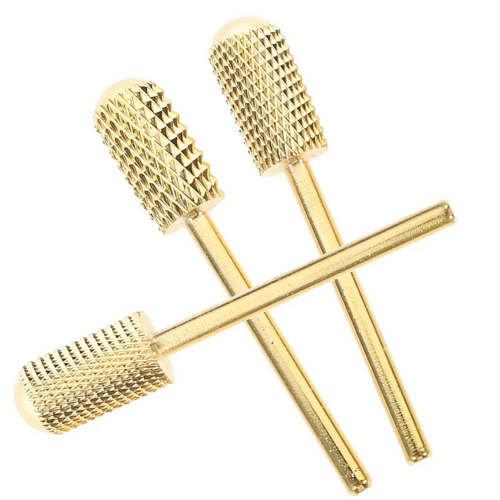 

Набор из 3 насадок для маникюра из вольфрамовой стали, прочные аксессуары для удаления кутикулы, для акриловых ногтей, для салонов и домашнего использования