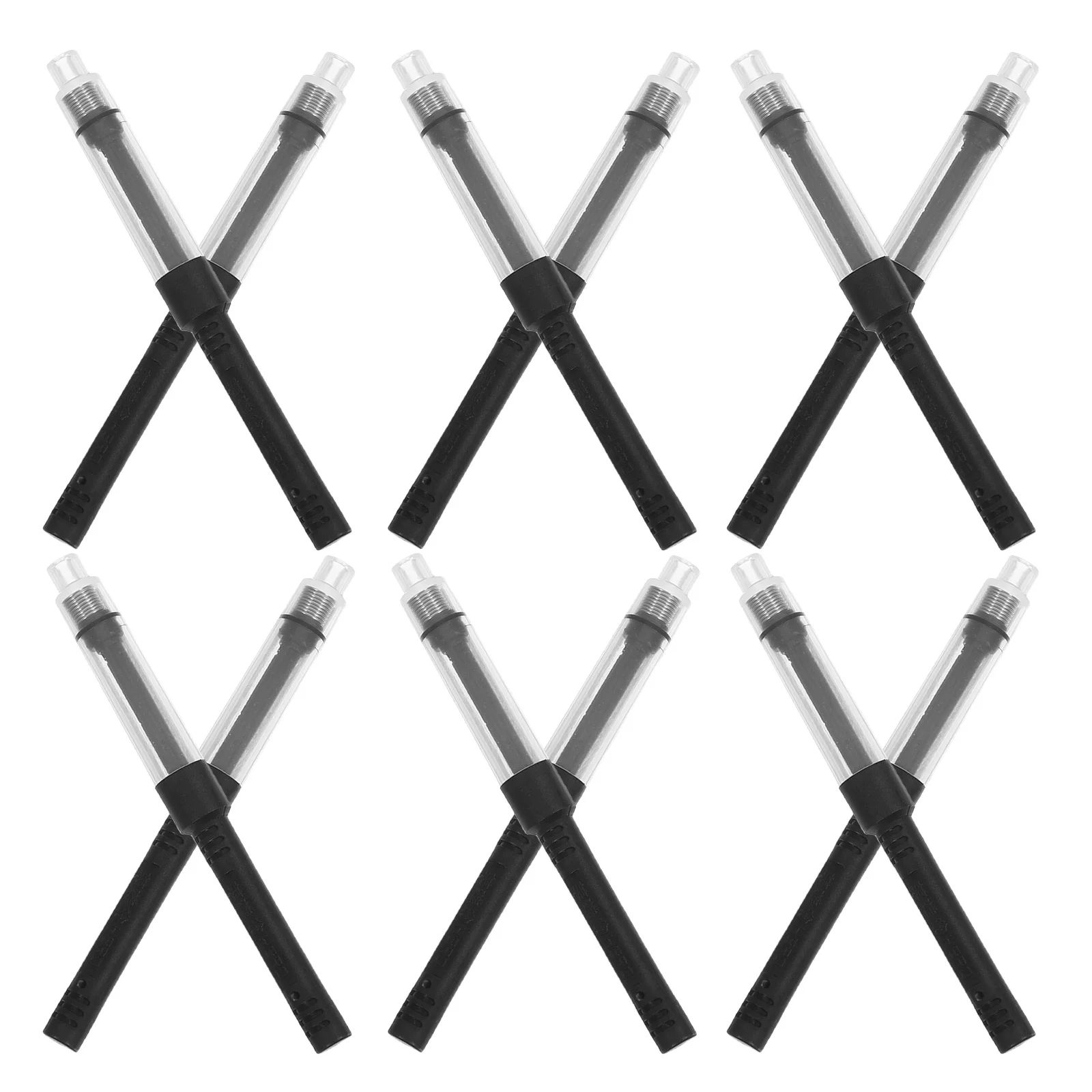 20Pcs Universal Plastic Fountain Pen Ink Converter Refillable Push Pull Ink Absorber Filling Tool for Office School Writing
