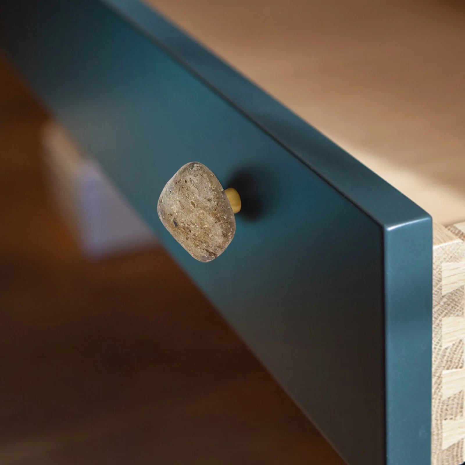 Creative Cabinet Handles Natural Stone Handles Modern Interiors Screw Length 2.2cm Creative Drawer Pull Handles