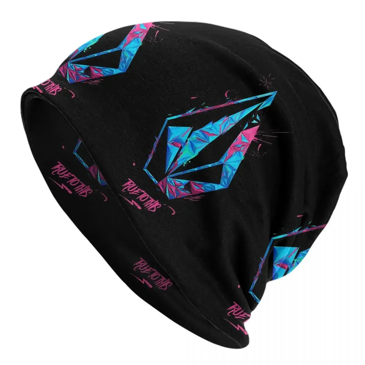 Volcom Logo Warm Knitted Cap Hip Hop Bonnet Hat Autumn Winter Outdoor Beanies Hats for Men Women Adult