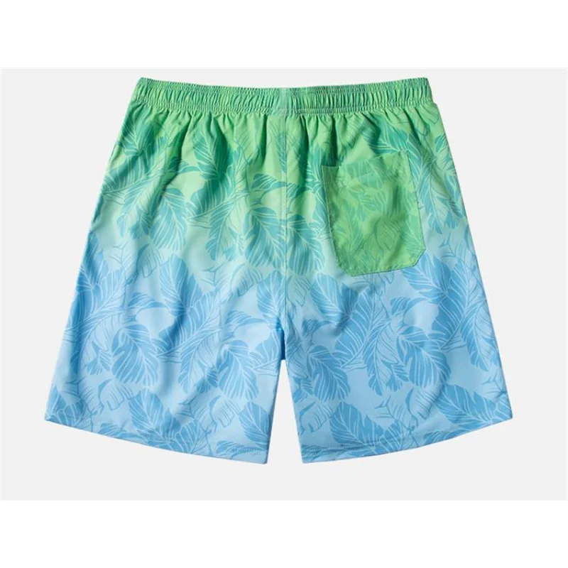 Swimming Beach Trunks Men's Summer Swimwear Drawstring Surf Sports Shorts Ice Screen Thin Section Casual Shorts