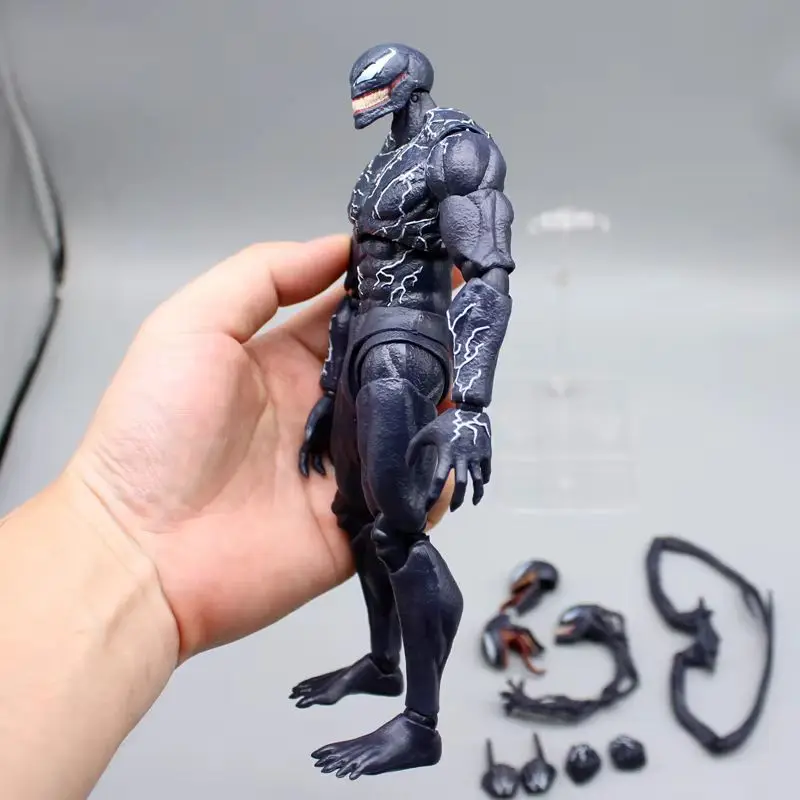 شخصية مارفل فينوم 2 Shf أنيمي - تمثال الحركة البلاستيكية نموذج دمية مجموعة تمثال Gk لعبة للأطفال والجامعات هدية العيد
