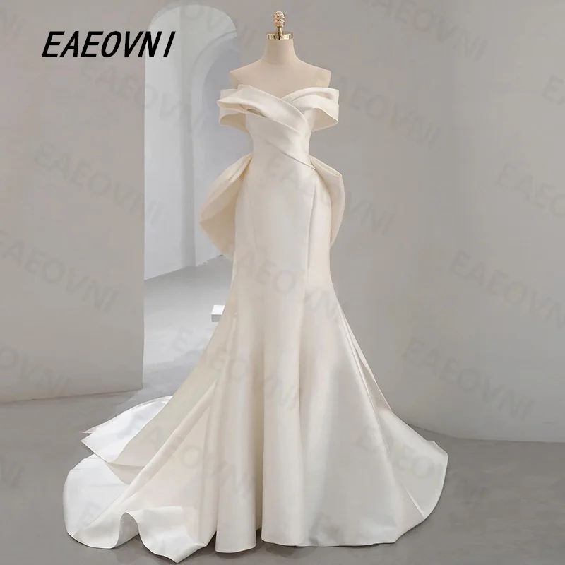 2023 Fairy Gorgeous Strapless White Romantic Wedding Dress Exquisite Design Princess Bridal Gowns Vestido de novia Custom made