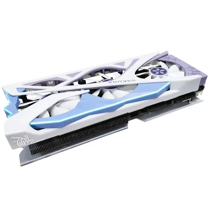 

RTX4060TI 16G DDR6 Sakura pupil wedding, new desktop computer game independent graphics card