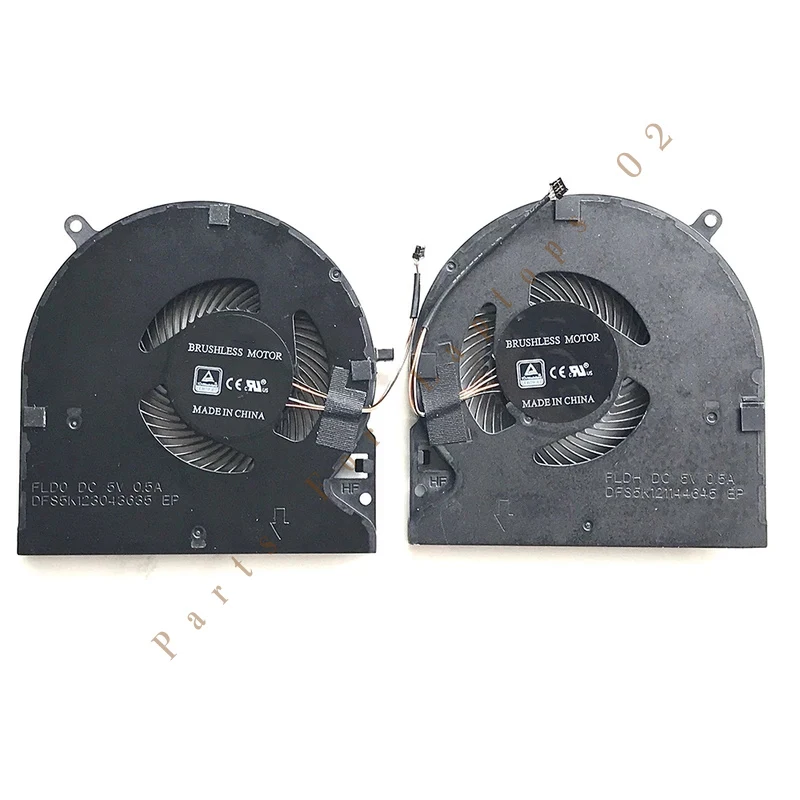 P NEW CPU Cooling fan GPU For Razer Blade15 RZ09-0301 FLD0 FLDH DFS5K123043635 DFS5K121144645