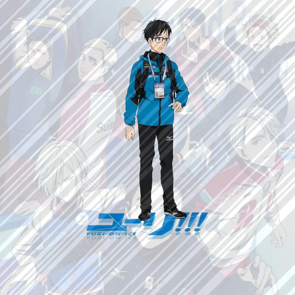 15CM NEW Anime Yuri on Ice Acrylic Stand Model Cosplay Charm Characters Ornament Accessories Goods Collection Christmas Gifts view 6