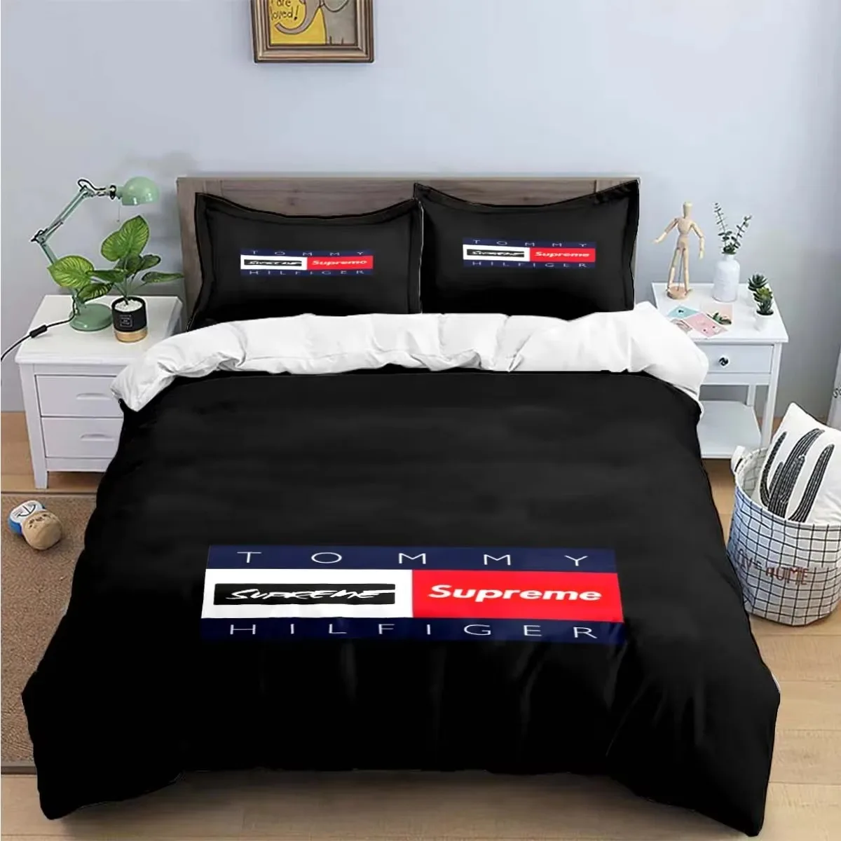 2024 Fashion Exquisite Logo T-H Digital Printing Bedding Set Duvet Cover Comforter Bed Youth Girl Boys Birthday Gift