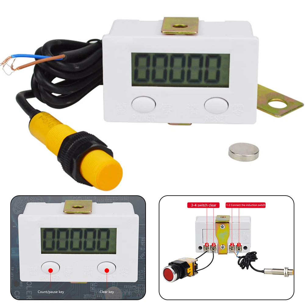 عداد إلكتروني بحث مغناطيسي BEM5C مع مفتاح القرب وذاكرة التعتيم، استهلاك منخفض للطاقة للاستخدام الصناعي #6