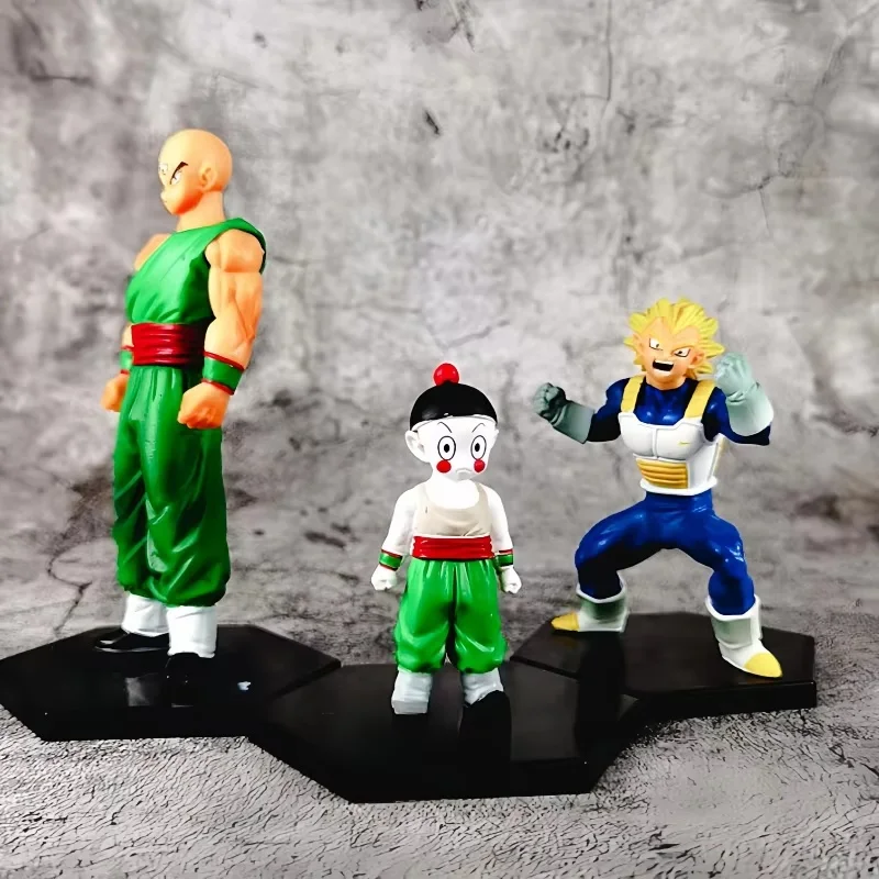 Adornos de Dragon Ball Y Vegeta hechos a mano para niños, modelos de muñecas originales de 9cm, regalos de cumpleaños para niños, gran oferta, novedad de 2024