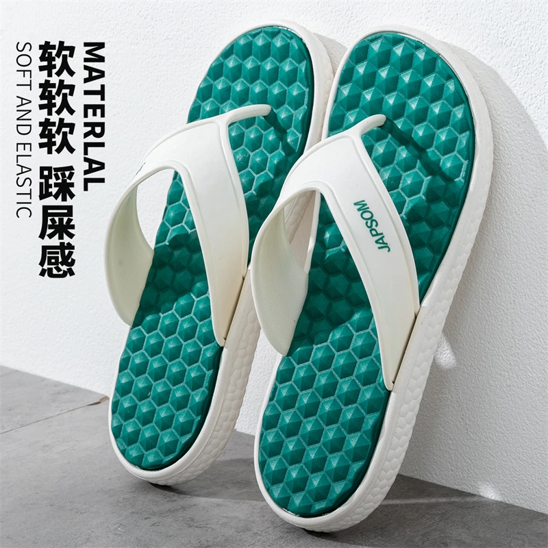 

Men's Slippers Slippers Flip Flops Extra Large Size Massage Footbed Feel Cool and Comfortable