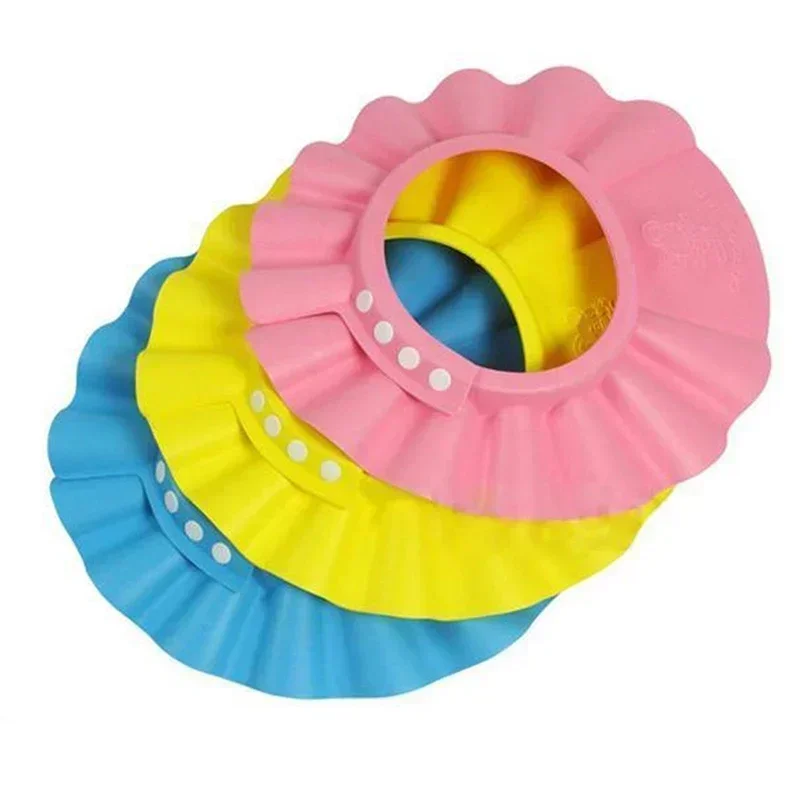 Shower Cap Baby Eyes-Protected Ears-Protected Infant Bathing Protection Hat Baby Hair Washing