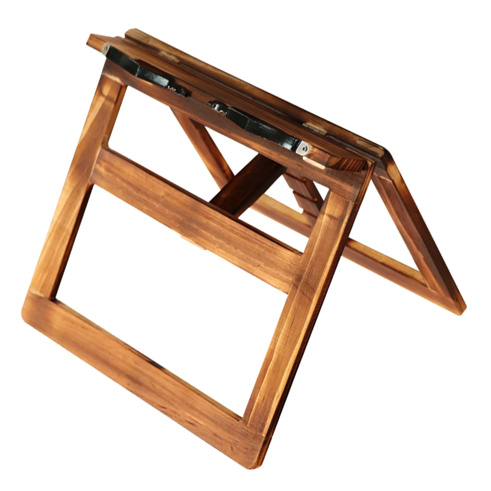 

1pc Wooden Bookshelf Lightweight Reading Stand For Book Tablet Music Sheet Smooth Surface Home Office Dorm Use Book